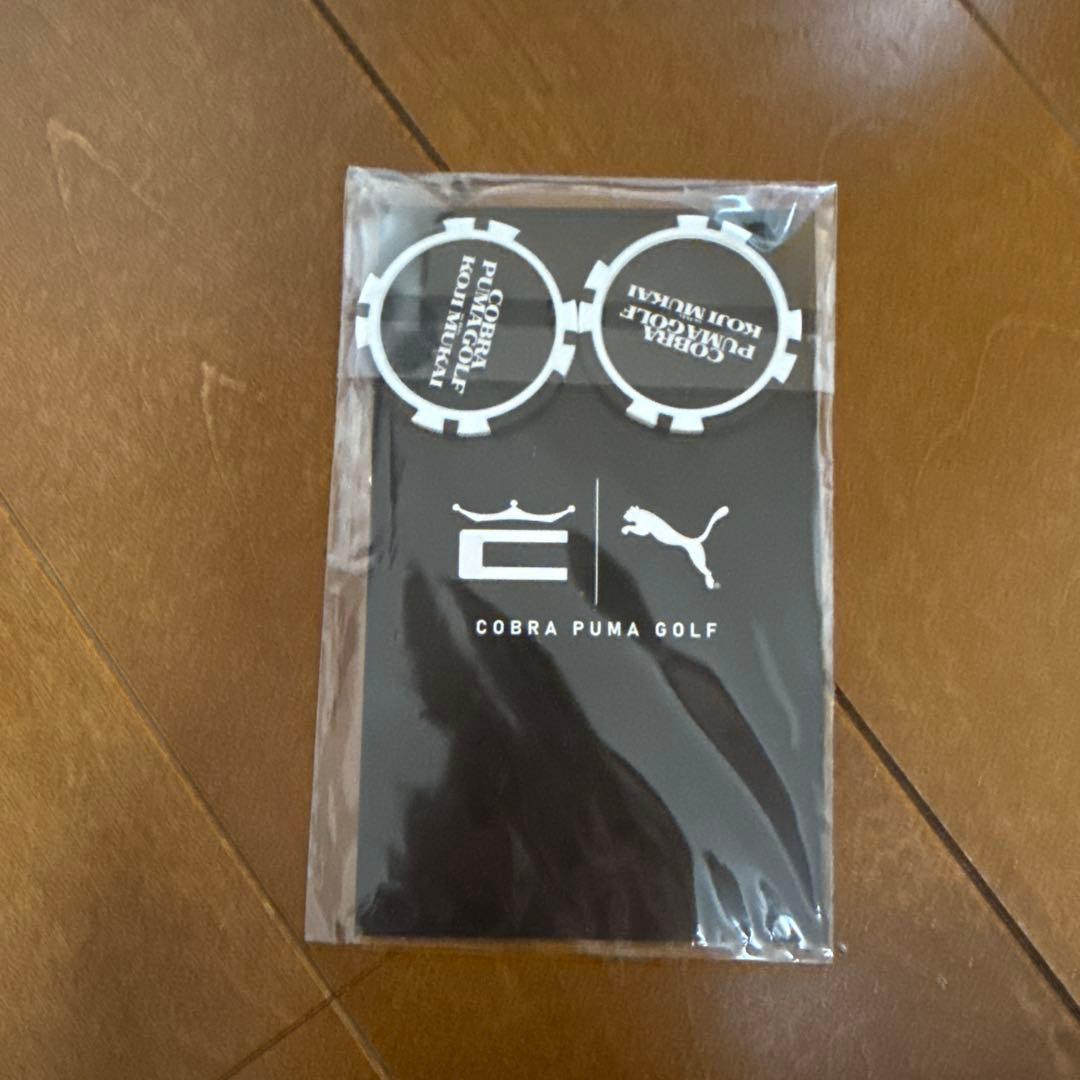 【Man向井康二】パネル＋PUMA GOLFオリジナルマーカー2点セット