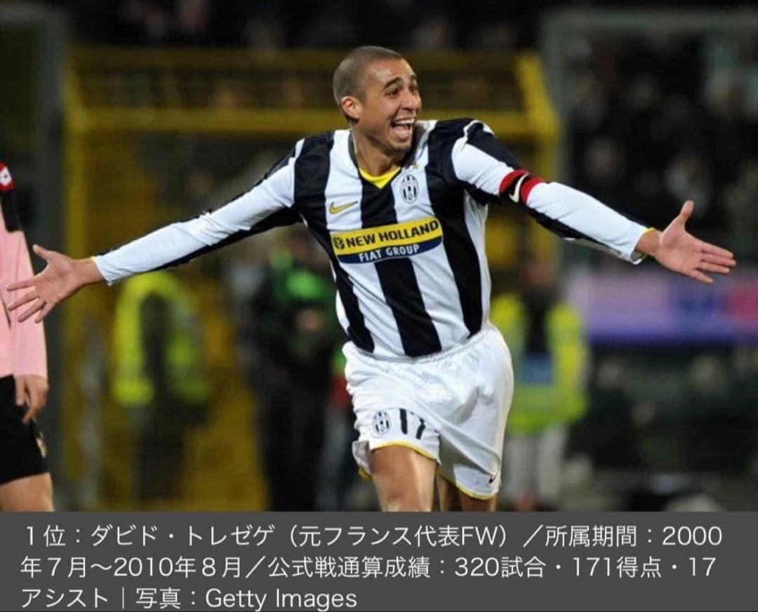 限定レア‼️トレゼゲ選手サインDavid Trézéguet Sign 最終値下げ