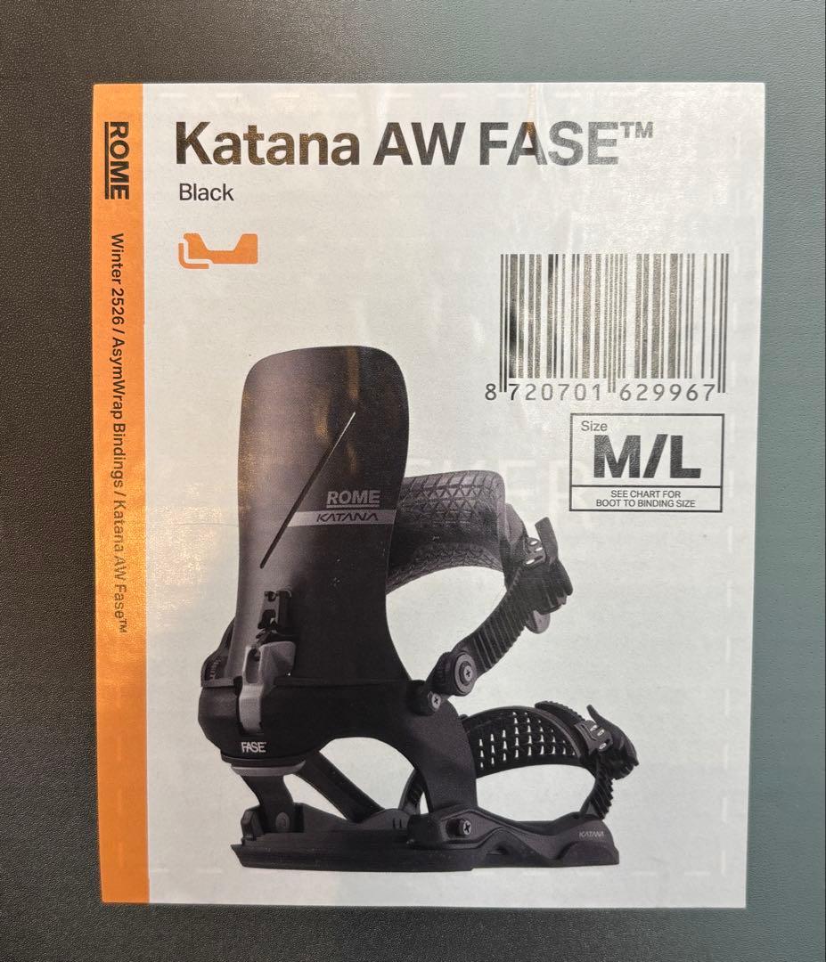 ROME Katana AW FASE ビンディング M/L ブラック