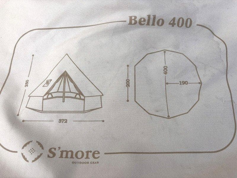 S'more Bello 400 スモア ベル型テント 400 ポリコットン