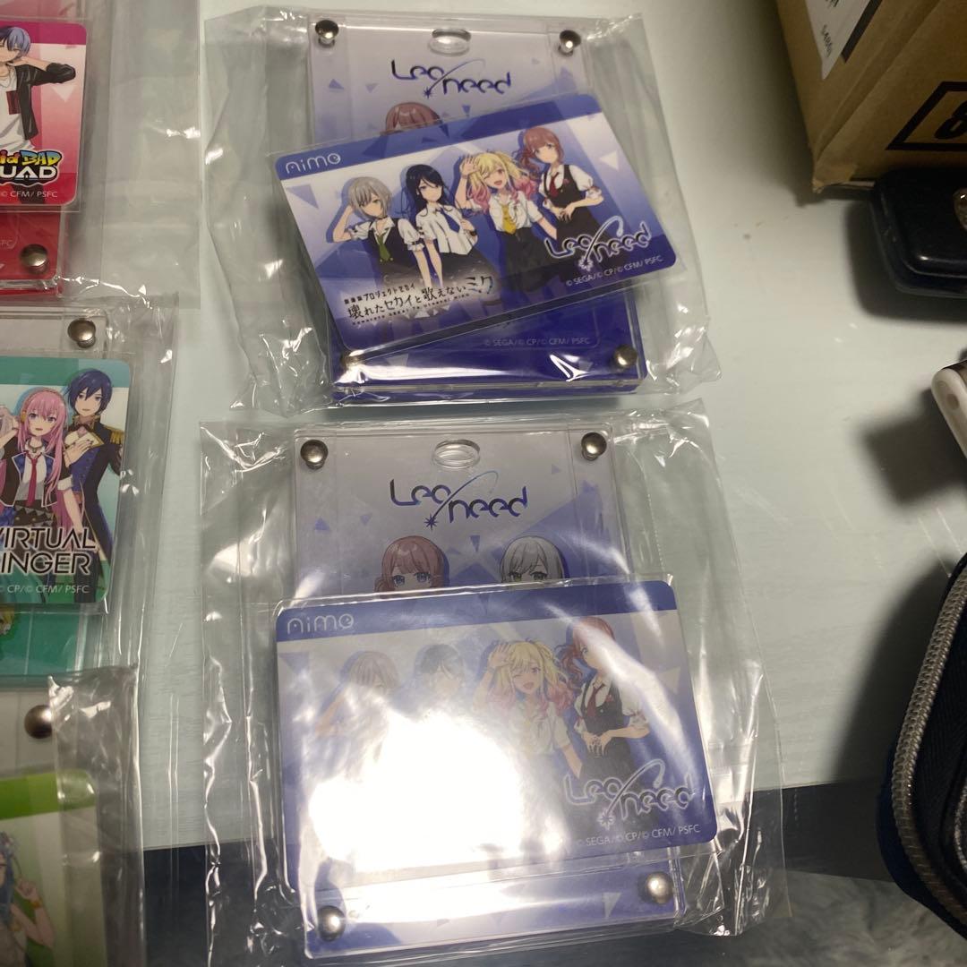 カ*)様 チュウニズムAimeカード＆アクリルパスケースセット 5種セット　8枚
