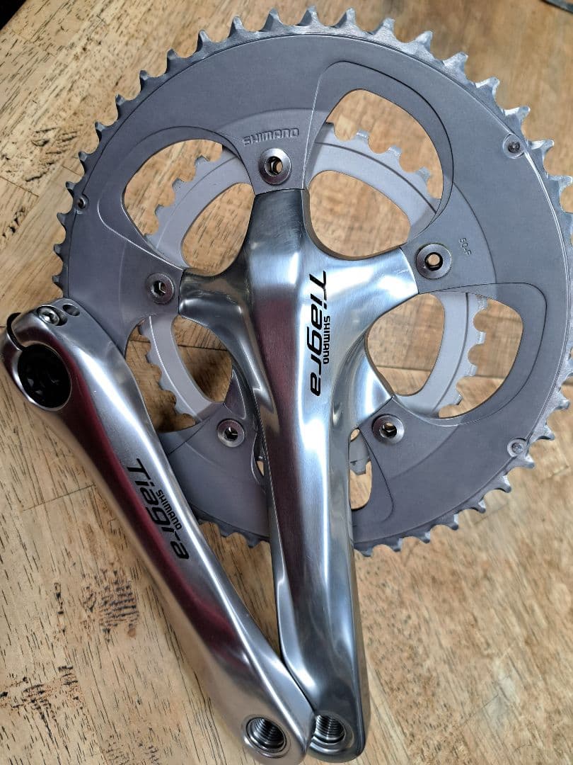 美品 シマノ　FC-4650 10速用クランクセット165mm 50-34T