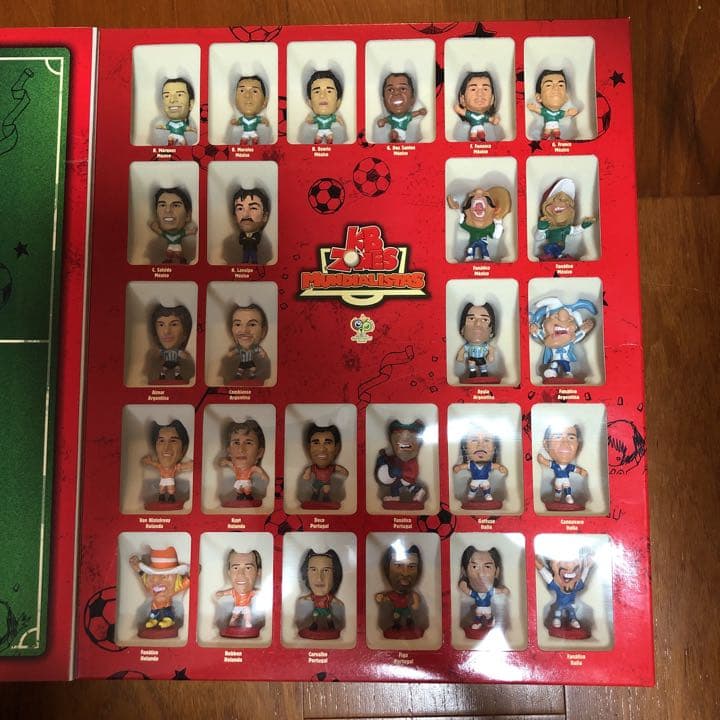 サッカーフィギュア　コカコーラ　ポルトガル　アルゼンチン　26体