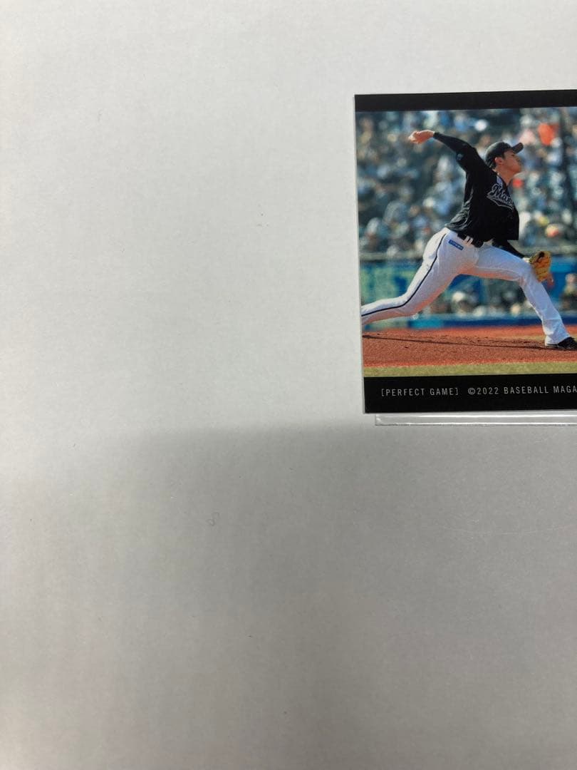 BBM 2022 佐々木朗希 サイン パーフェクト 完全試合