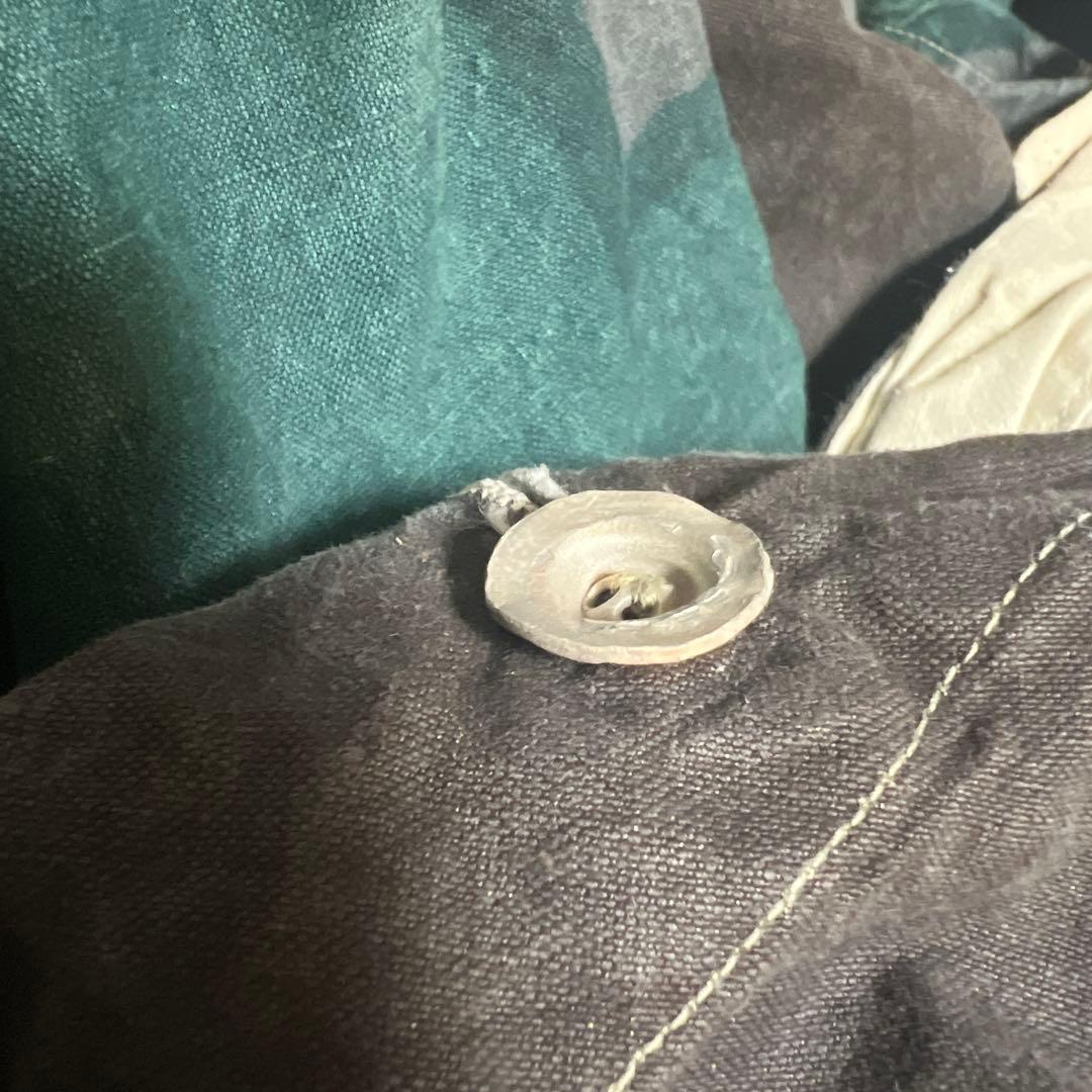 スウェーデン軍 三角 軍幕 USED コットン④