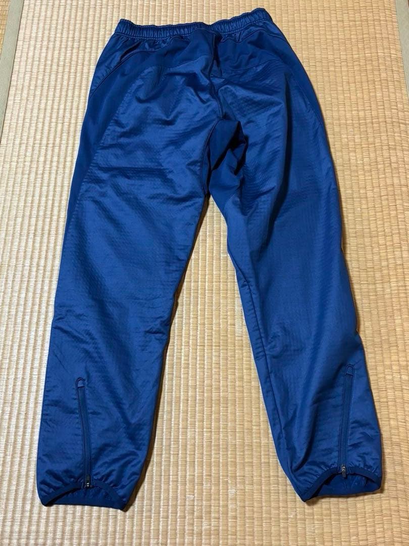ATHLETA ネイビー ジャージ 上下セット 裏地起毛素材 Oサイズ