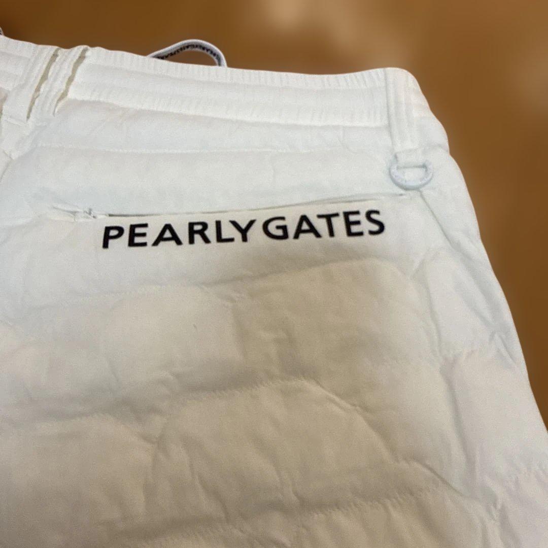 PEARLY GATES キルティングパンツ ホワイト