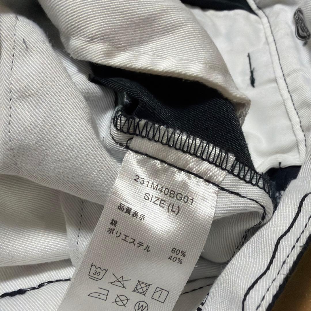 BEAMS GOLF Dickies ロングパンツ ブラック ワークパンツ L