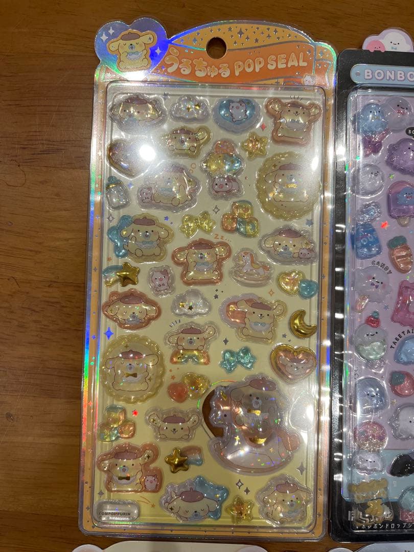 正規品ボンボンドロップシールオリジナル　うるちゅるポップシールサンリオ　6セット