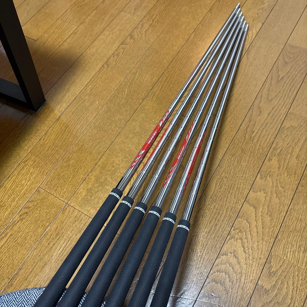[美品]TOUR120 Flex S シャフト 6本セット