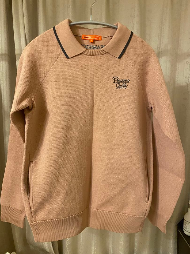 【1度着用】BEAMS GOLF 襟付きニット