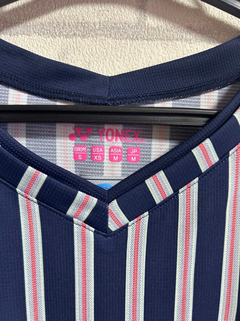YONEX テニスウェアセット JP M ネイビー ストライプ