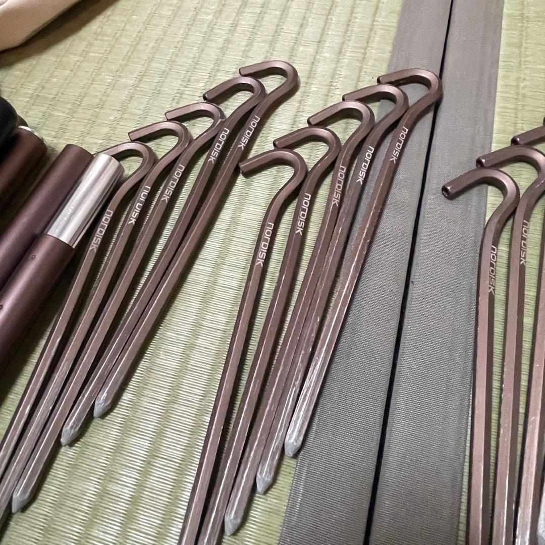 【美品】 ノルディスク NORDISK アスガルドテックミニ テント　ポール付き