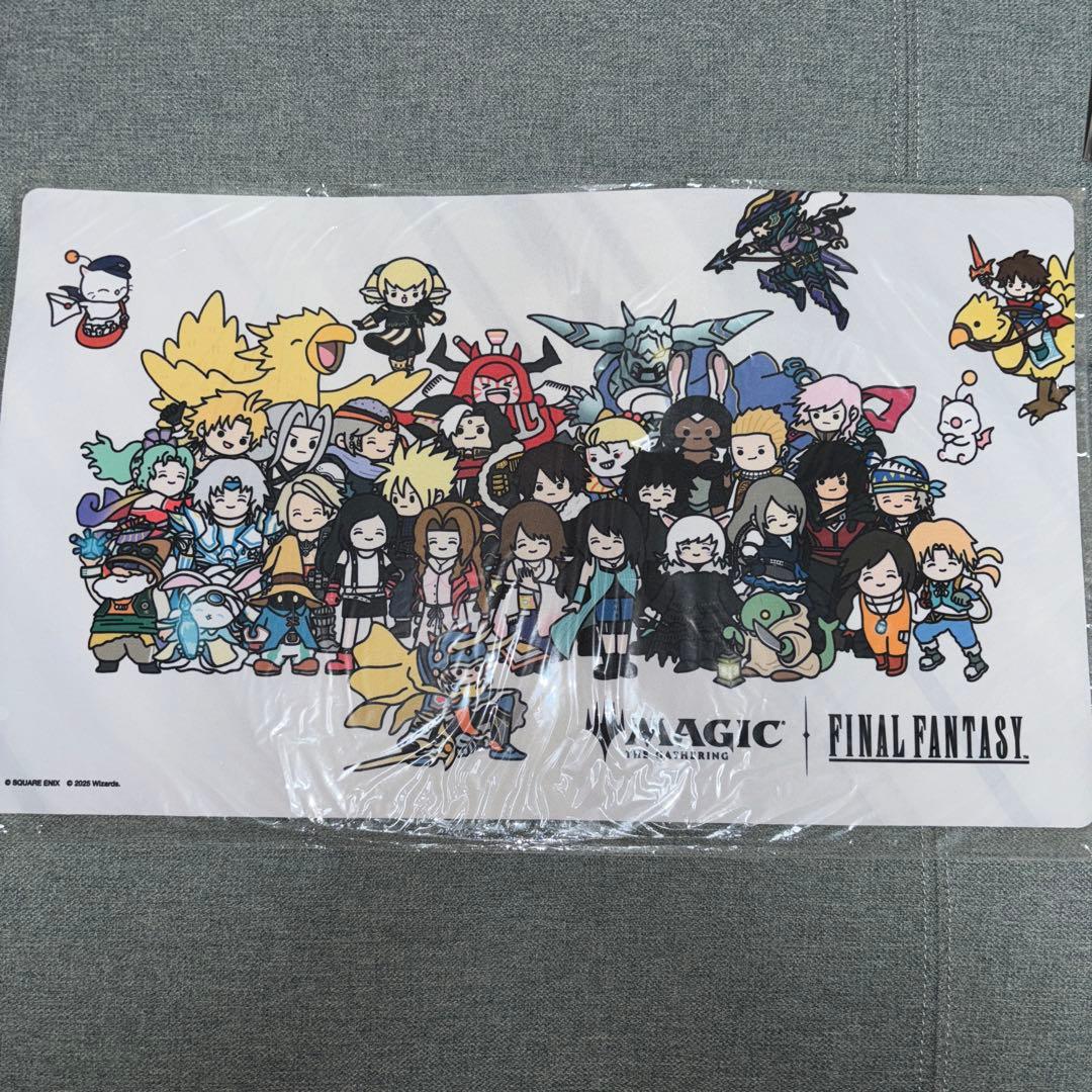 mtg 非売品 ff コラボ 限定 ちびキャラプレイマット fin