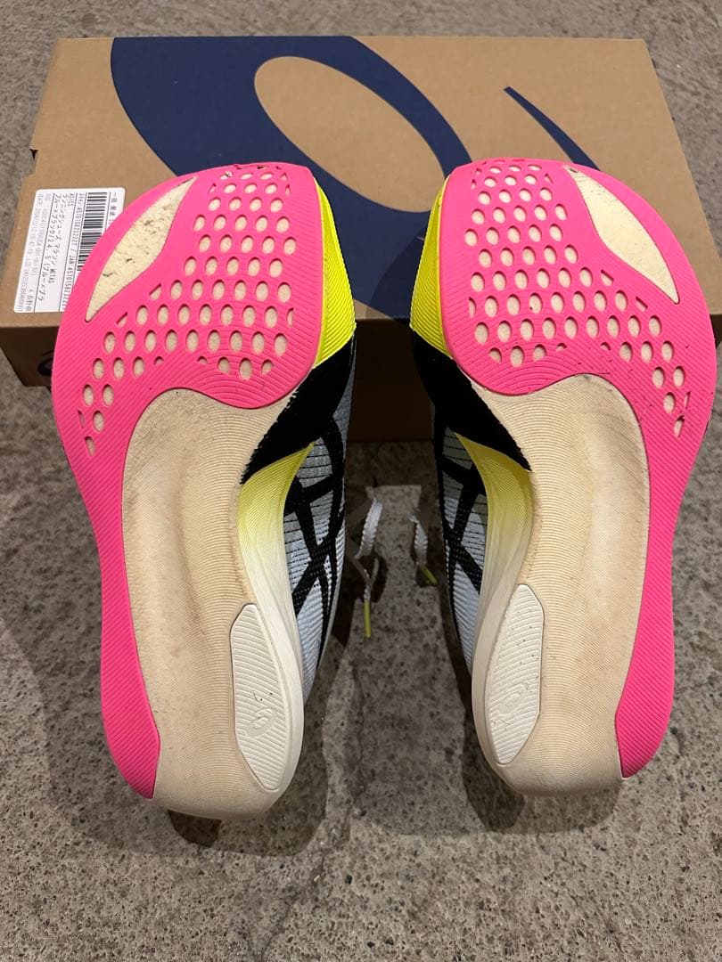 【美品】ASICS メタスピードスカイ 24.5cm 走行20km未満