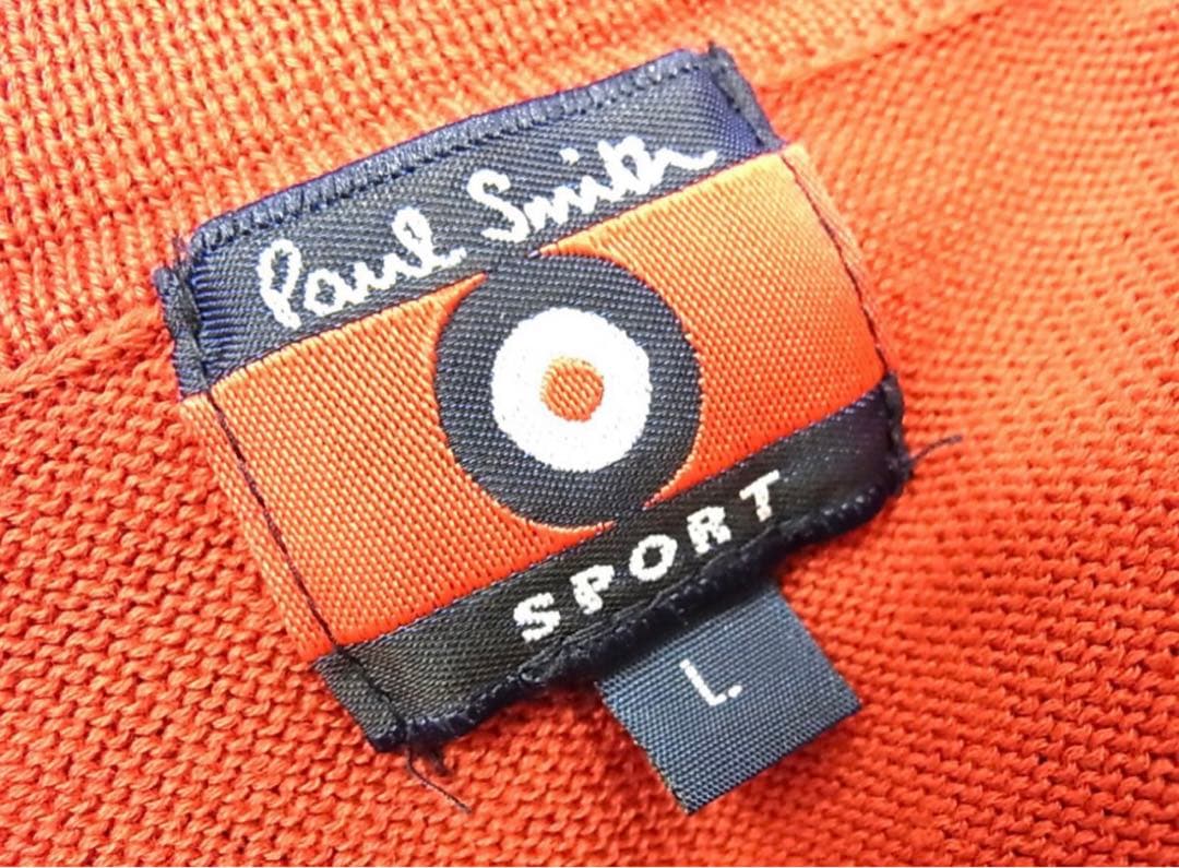 美品3万円●PaulSmith ポールスミス ハーフジップ ニット セーター L