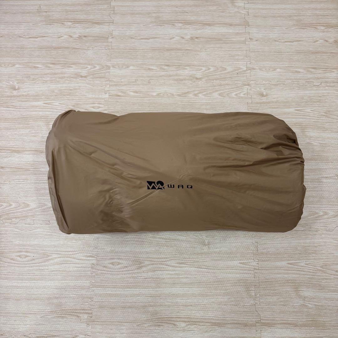 WAQ RELAXING CAMPMAT ダブルサイズ 厚さ10cmタン