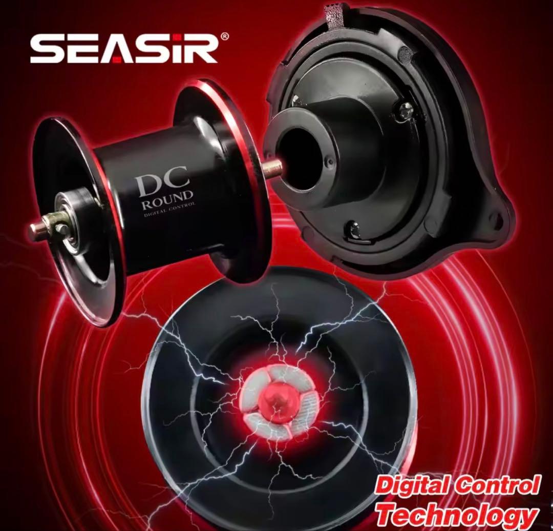 SEASIR DC ROUND 真鍮ギア 海水対応 ベイトリール　丸型　右巻き