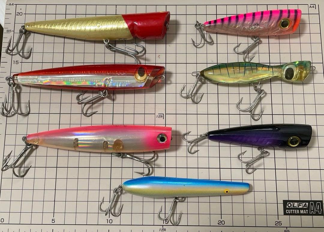 青物用　トップウォーター　ポッパー　まとめ売り