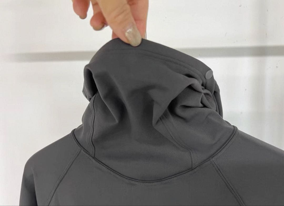 TFW49 LS BRUSHED HOODIE L チャコール