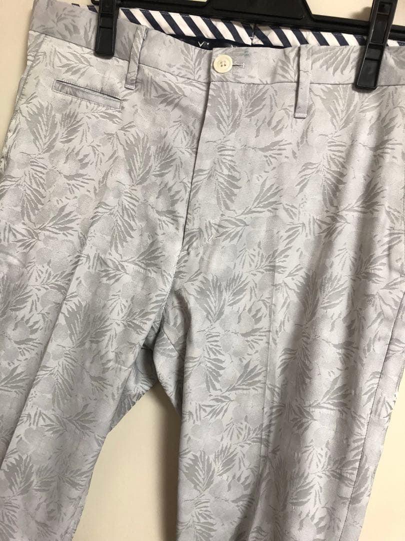 キャロウェイ　ホワイト　グレー　パンツ　XL