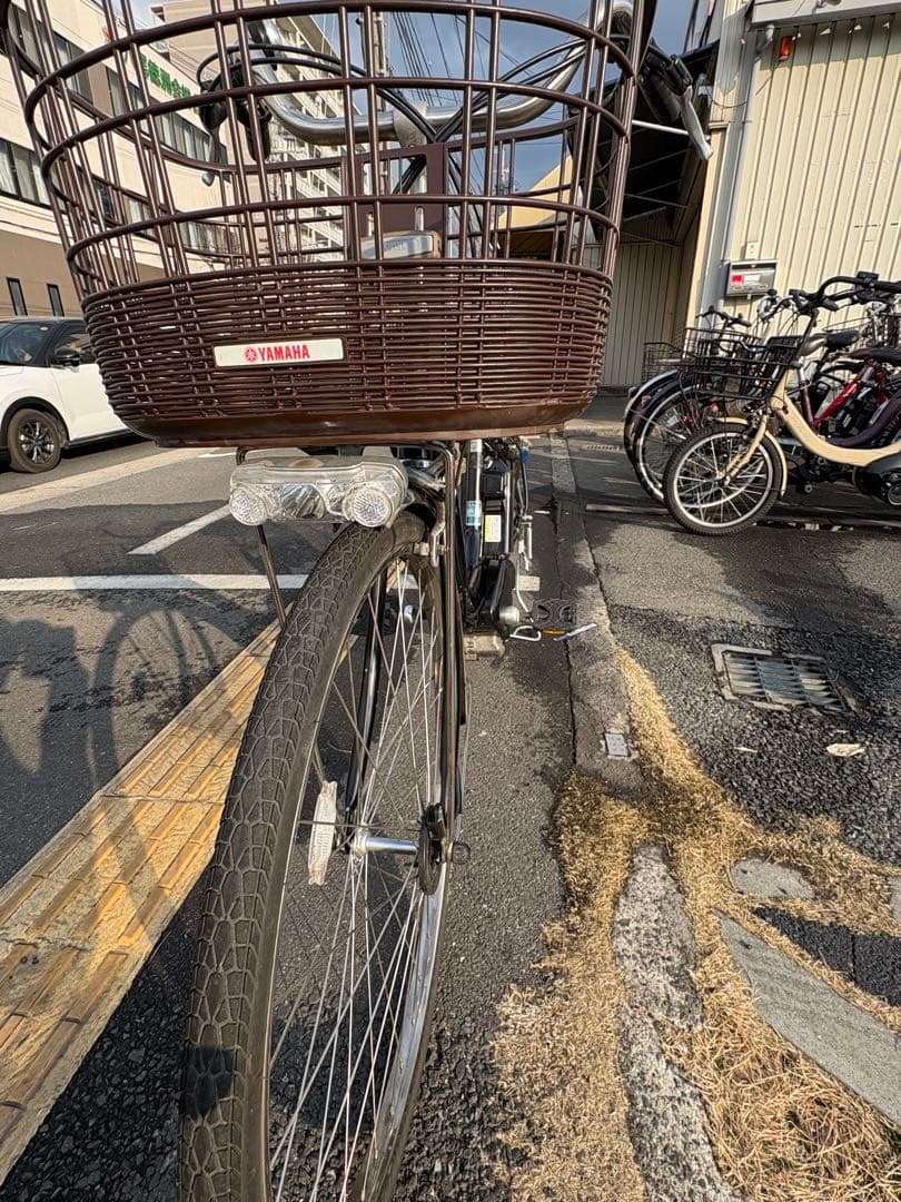 中古YAMAHA電動アシスト自転車　8.7Ah 大阪　027番