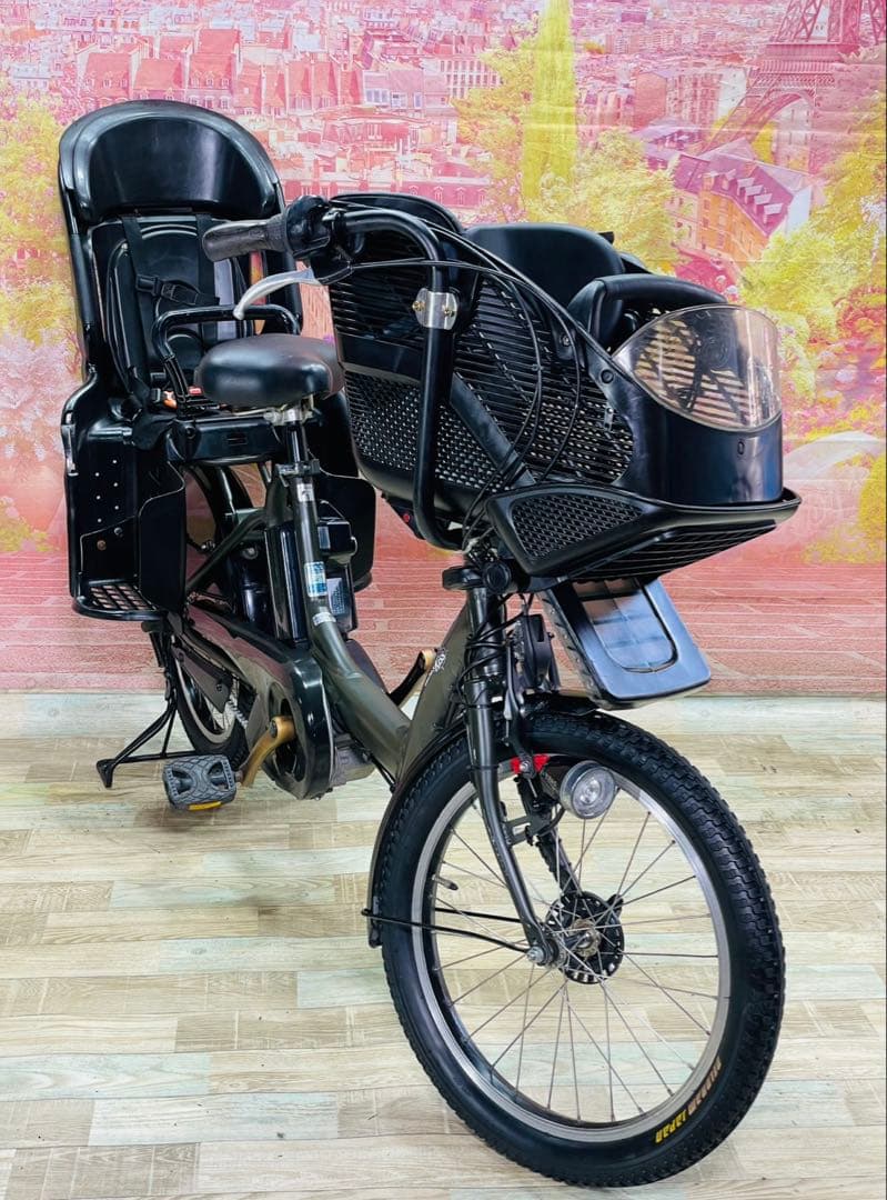 ZK3466 電動自転車 ヤマハ パスキス 子供乗せ 20インチ 送料無料