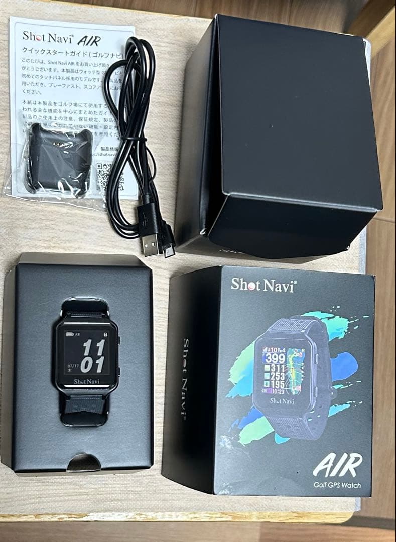 ShotNavi AIR 腕時計型ゴルフGPSナビ ショットナビ　※訳あり