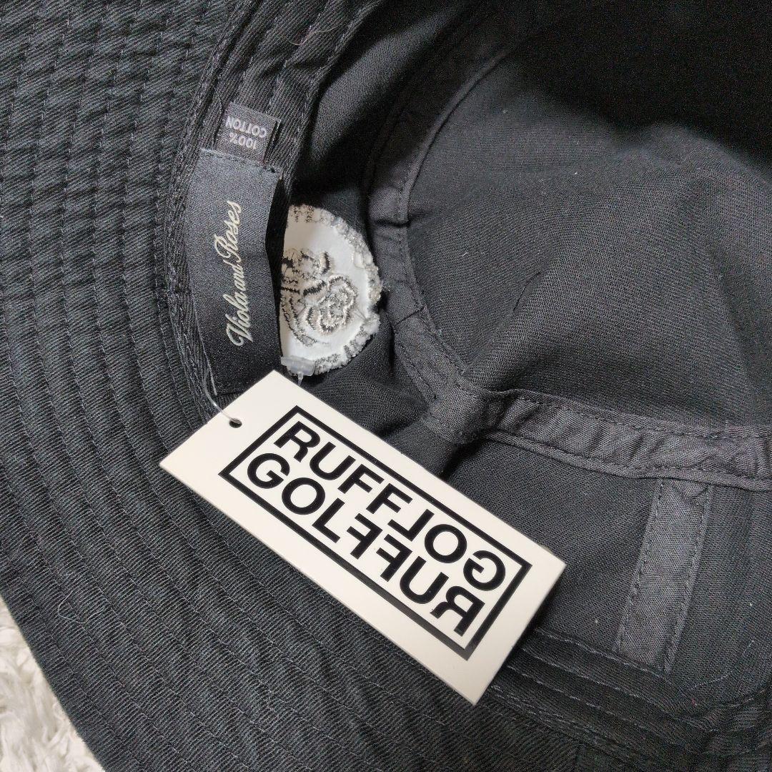 【新品】RUFFLOG x VIOLA&ROSES コラボ バケハ 帽子 ゴルフ