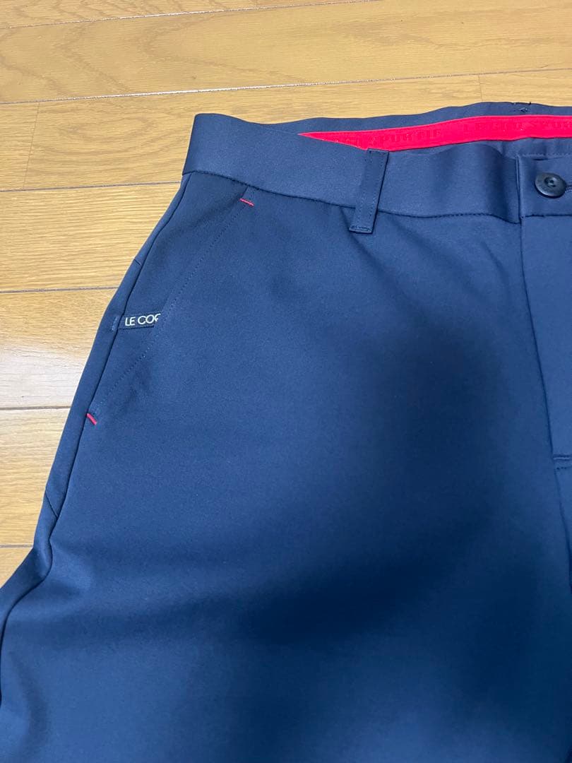 le coq sportif TAPERED ゴルフパンツ ネイビー