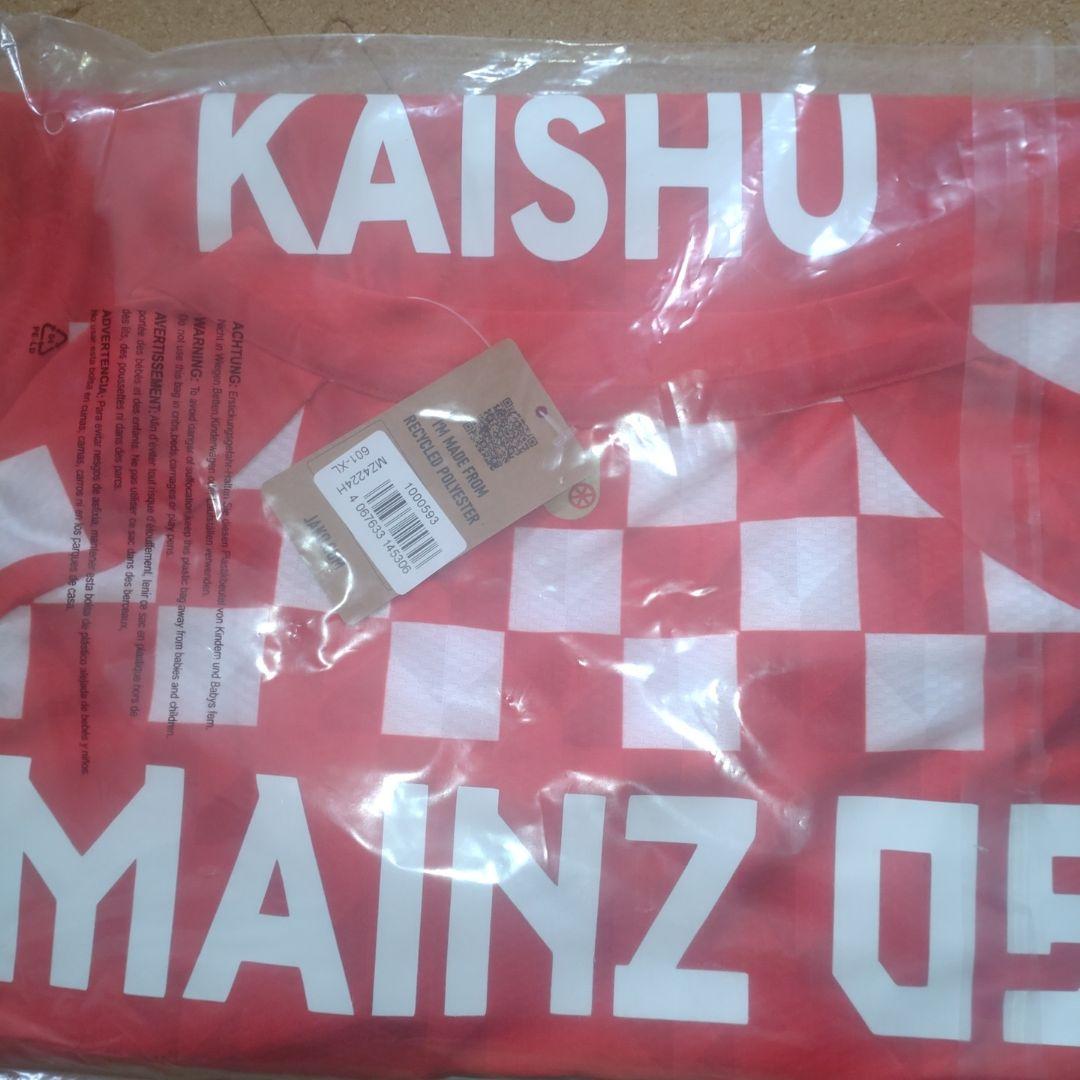 【新品】XLサイズ【公式】マインツ 佐野海舟 6番 ホームユニフォーム