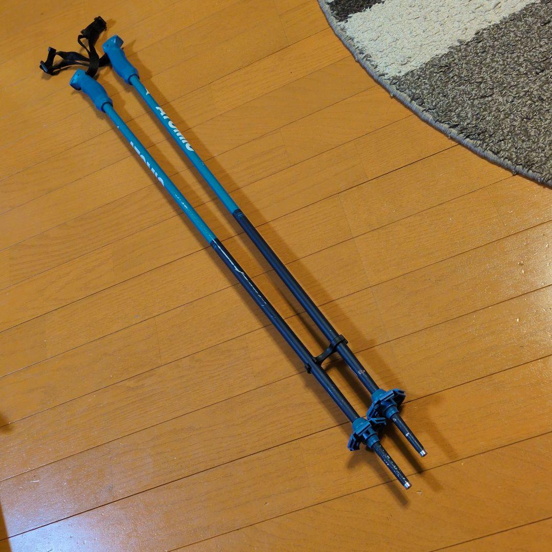 Atomic XJR 120cm スキーセット 青 ブーツ 21-21.5cm