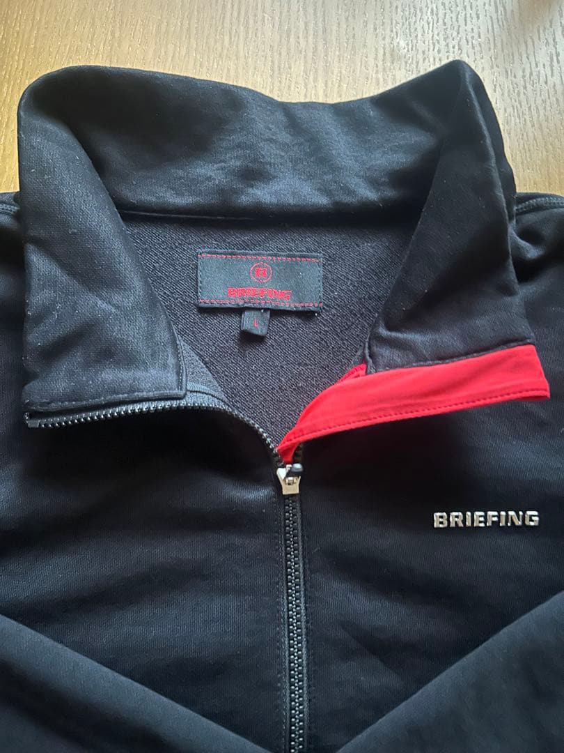 【美品】ブリーフィング　ハーフジップ　トップス　メンズ　長袖　BRIEFING