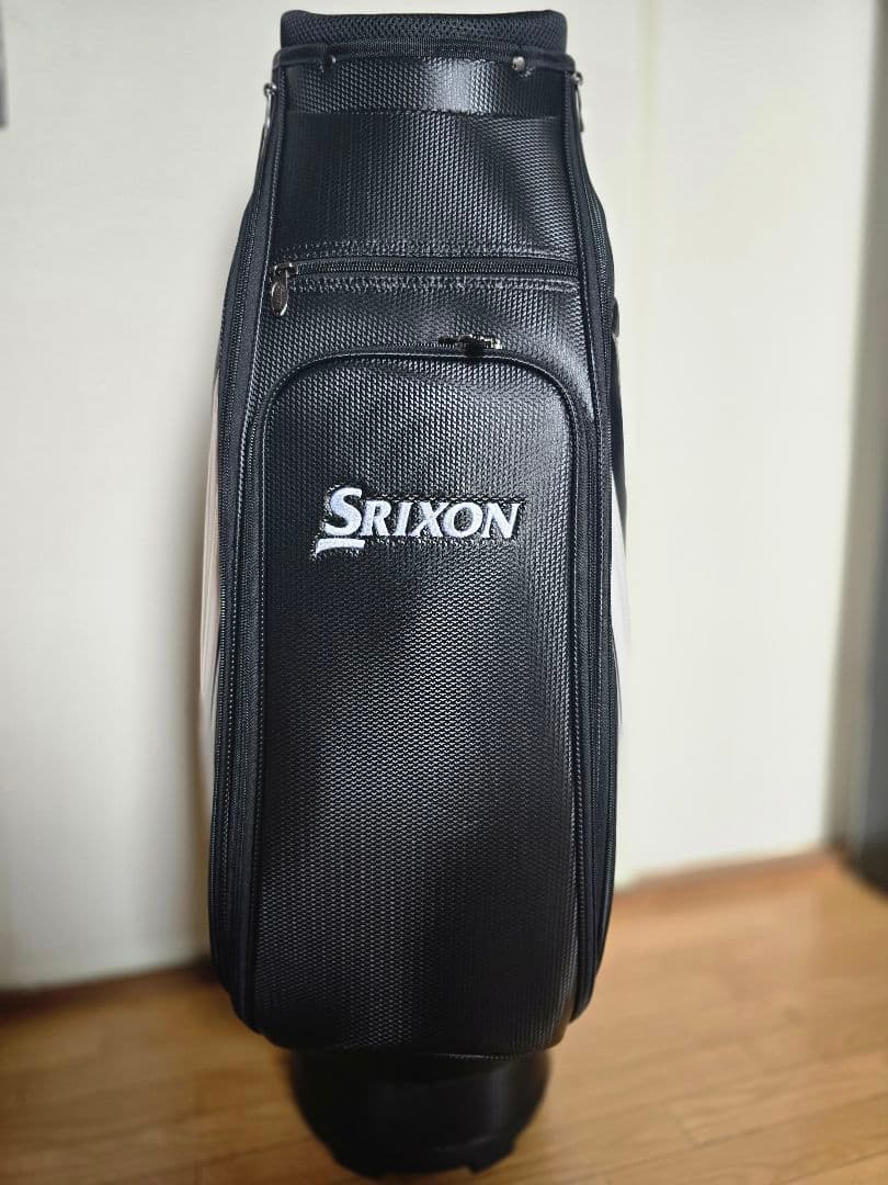 ダンロップ Srixon 軽量キャディバッグ 黒/白/赤