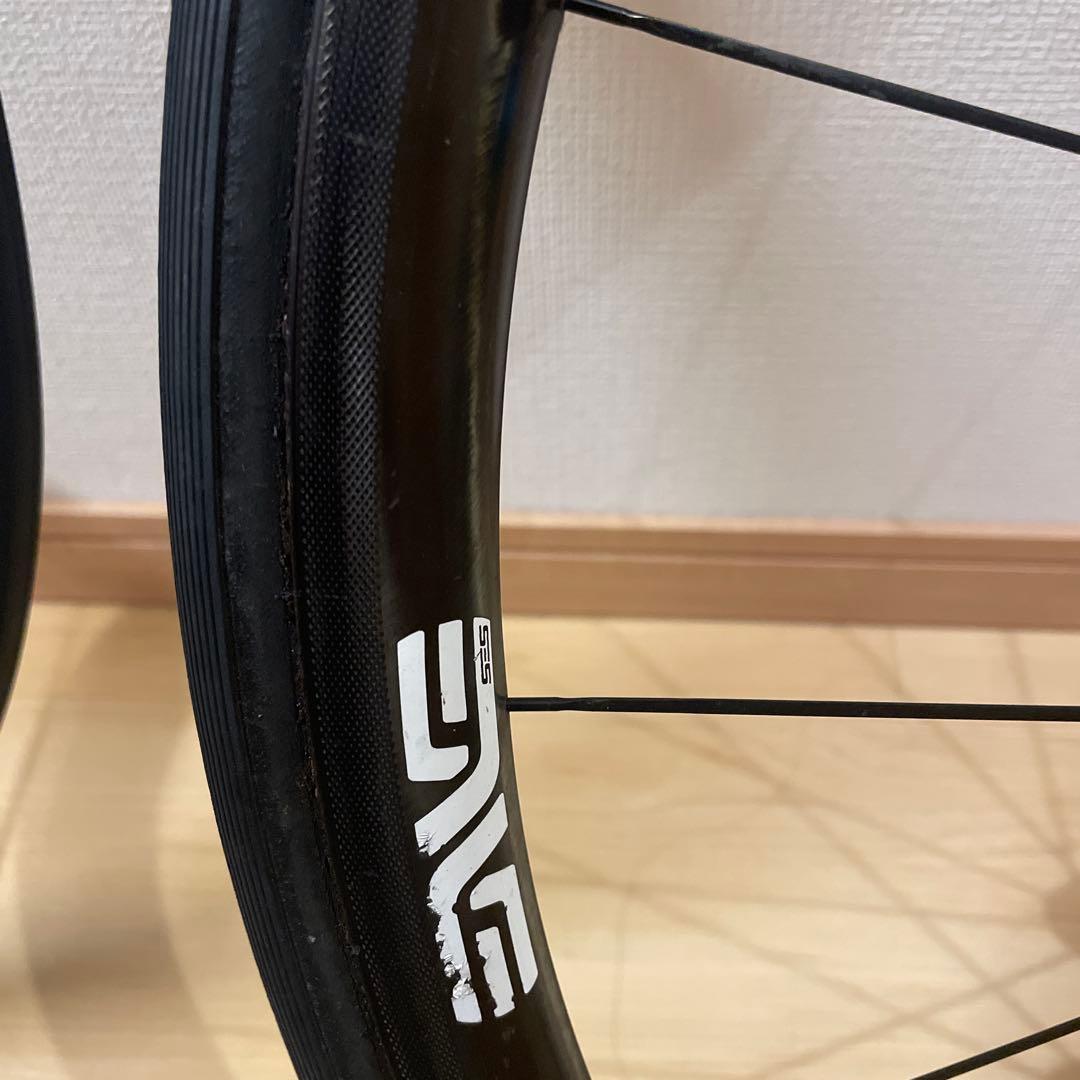 ご依頼額　軽量　エンヴィses2.2 クリスキング　チューブラーカーボンホイール