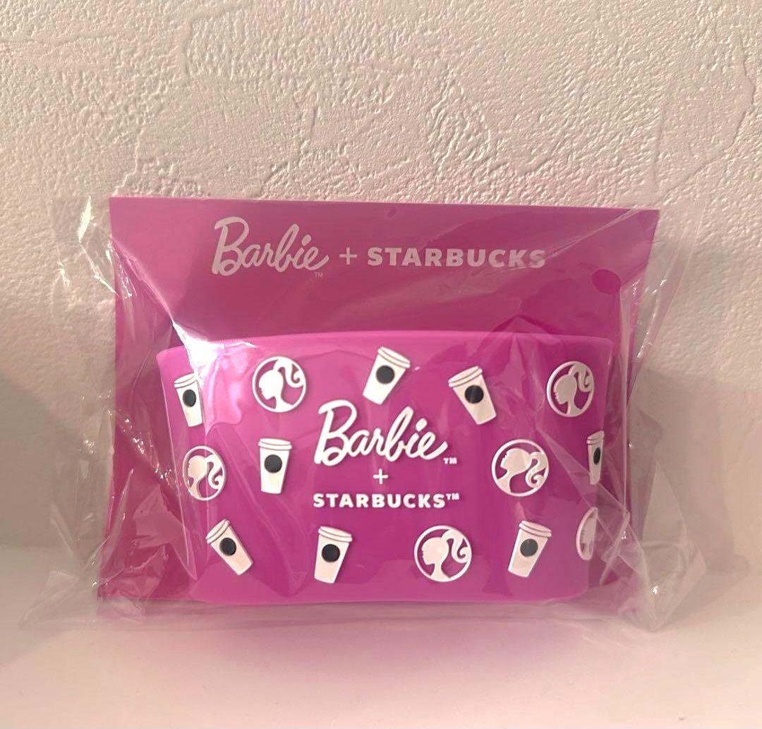 【メキシコ限定】 Barbie×STARBUCKS　カップスリーブ&ストッパー