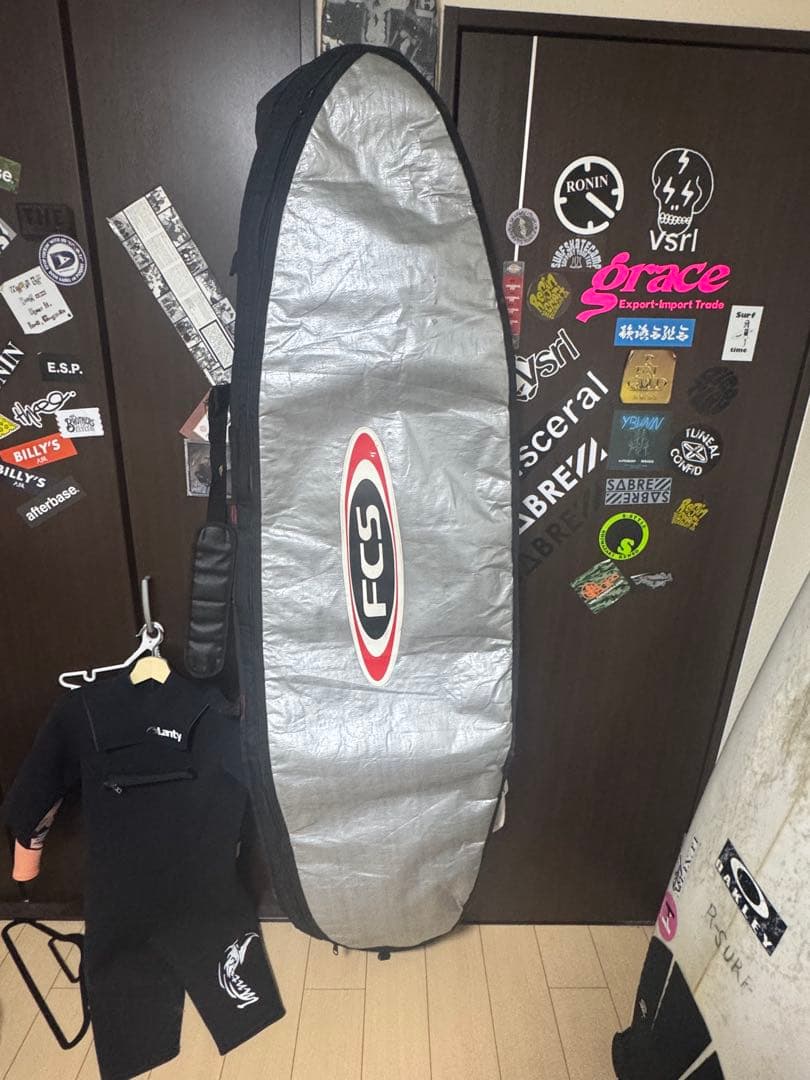FCS サーフボードケース　ハードケース7'0ft