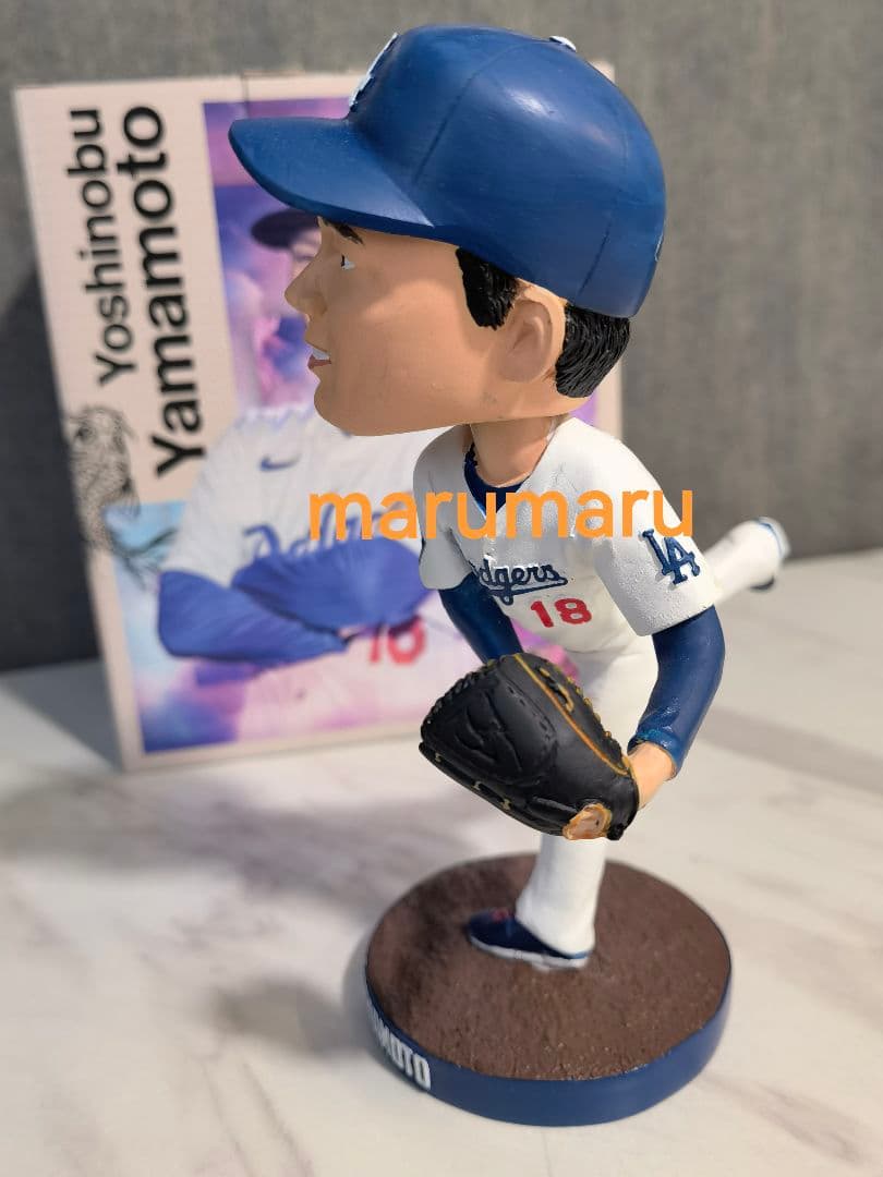 新品 山本由伸ボブルヘッド人形[本物] 6月13日ドジャーススタジアム限定配布②