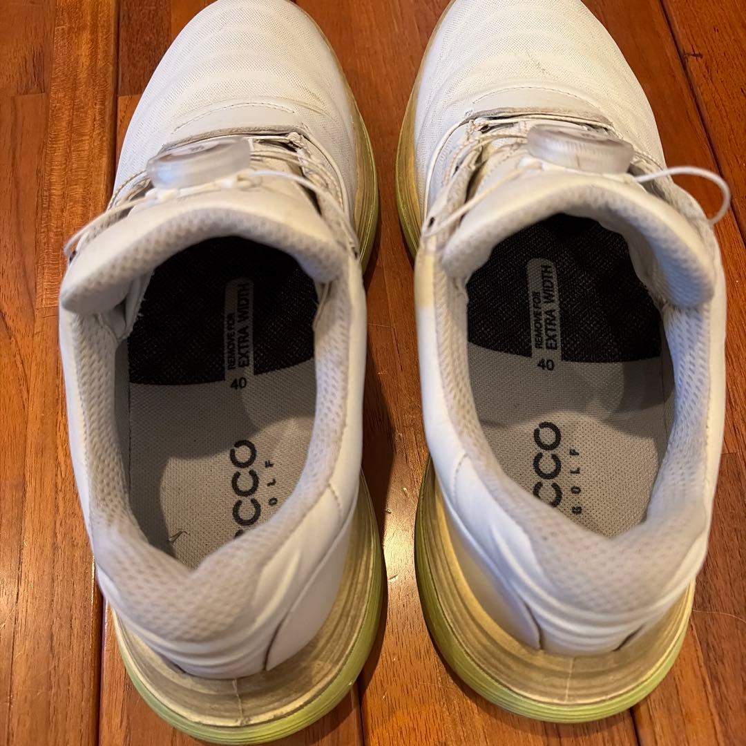 ECCO ゴルフシューズ BOA LT1 フィット ホワイト2024モデル 40