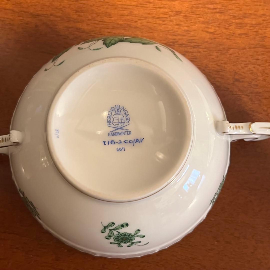 新品　未使用　ヘレンド　インドの華　スーピエール　スープポット　ハンガリー製