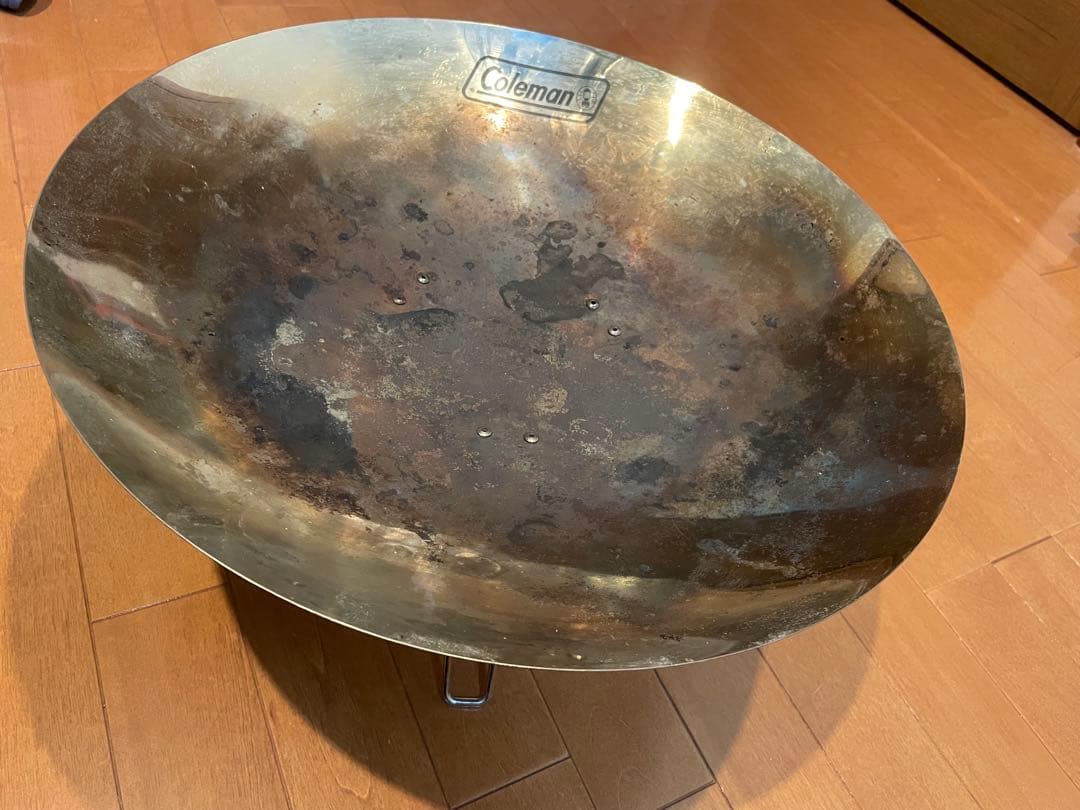 コールマン　ファイヤーディスク45cm 焚き火台　グリル　中古