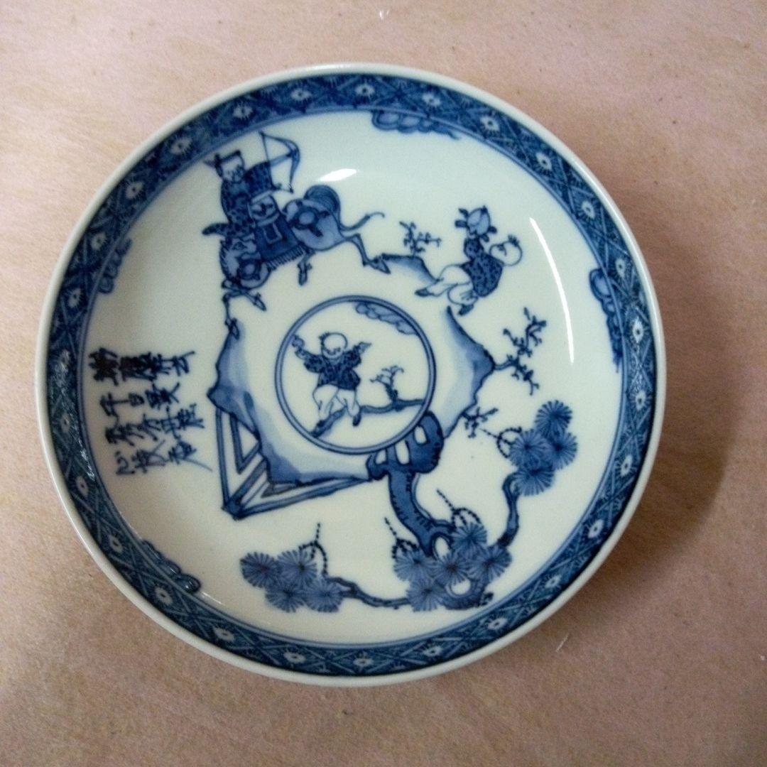 道八　古美術　骨董品　染付