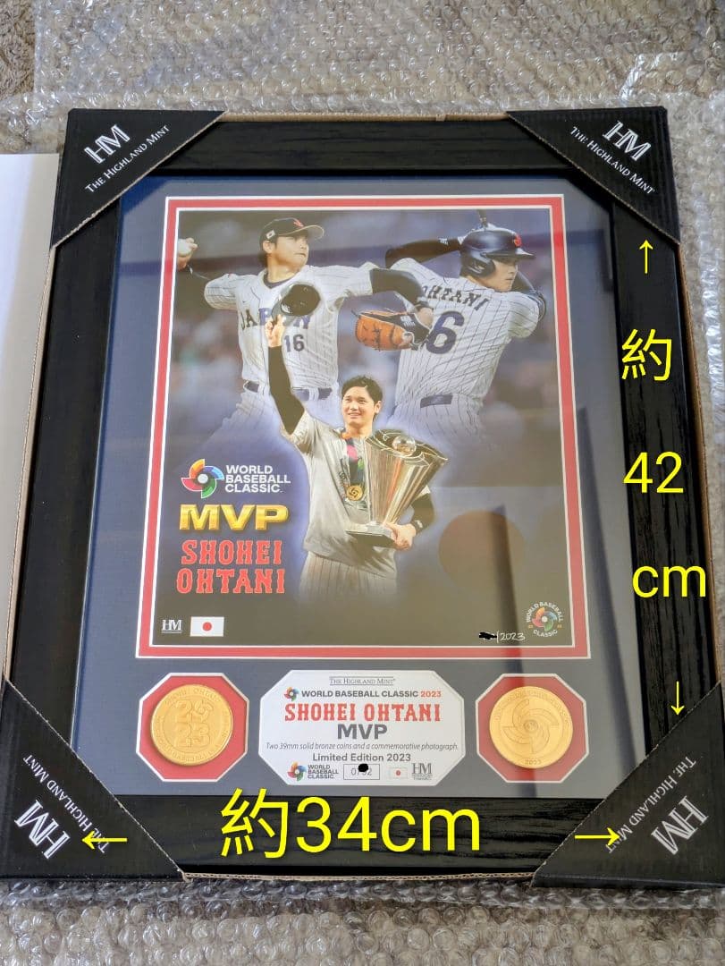大谷翔平 2023 WBC MVP 記念ダブルフォトMINT