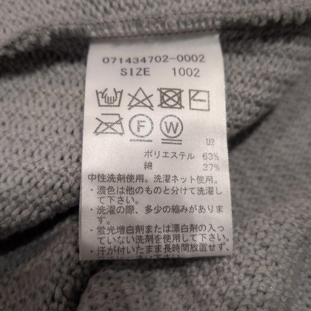 ZOYゴルフウエアメルズグレー Vネック ベスト サイズLサイズ日本製
