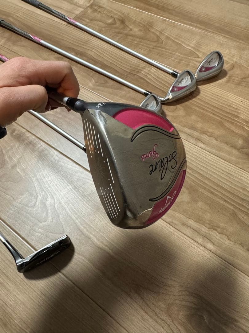 Callaway レディース クラブセット ピンク　6本
