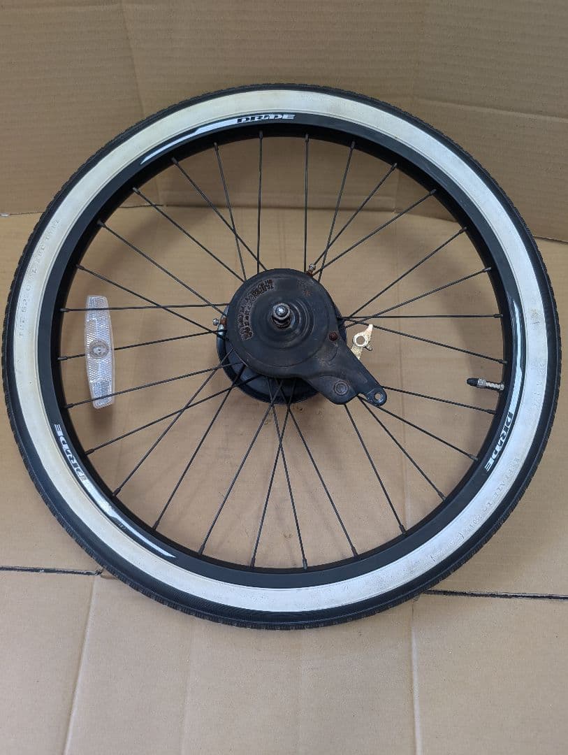 22インチ　ジュニアマウンテン　22×1.75タイヤホイール前後セット