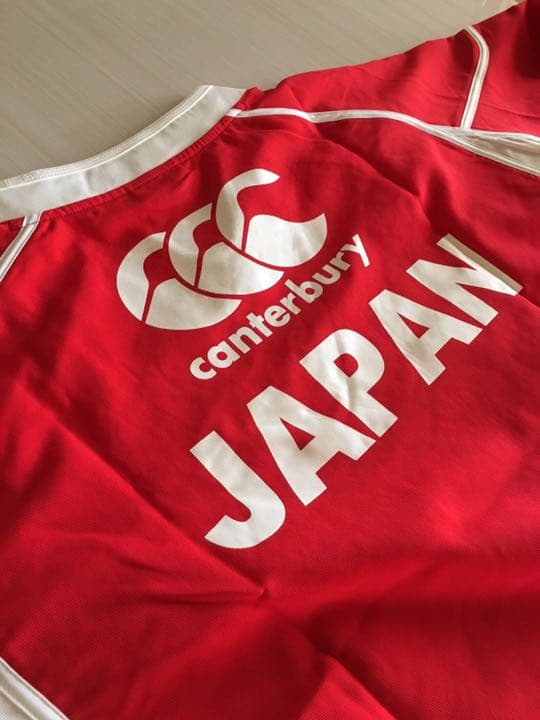 【選手支給品】ラグビー日本代表 長袖 スポンサー入り 刺繍 3L