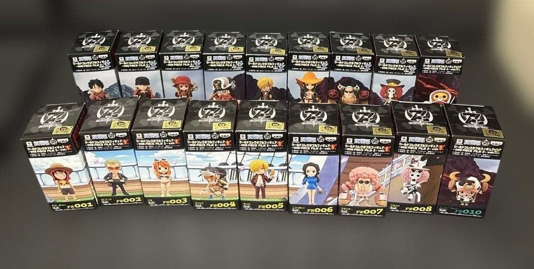 ワンピース　ワールドコレクタブルフィギュア　フィルムゼット　麦わらの一味セット