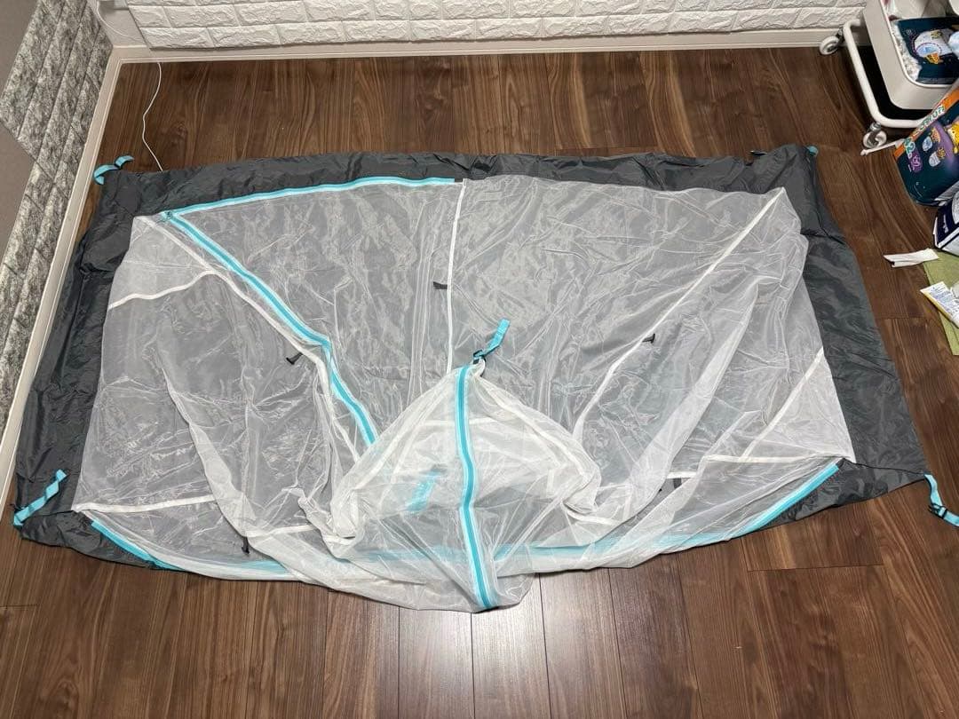 テンマク　CAMPANDA テント タープ　セット　赤　廃盤品