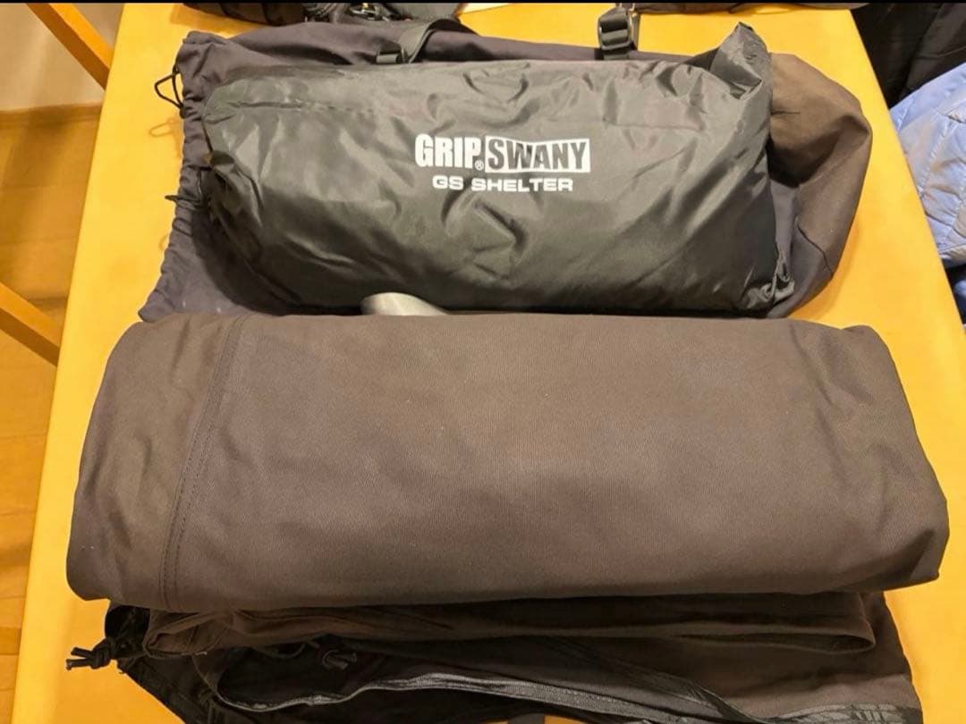 GRIP SWANY★グリップスワニー GSテント＋シェルター ジェットブラック